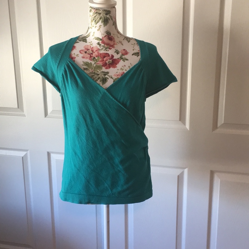 Banana republic wrap top